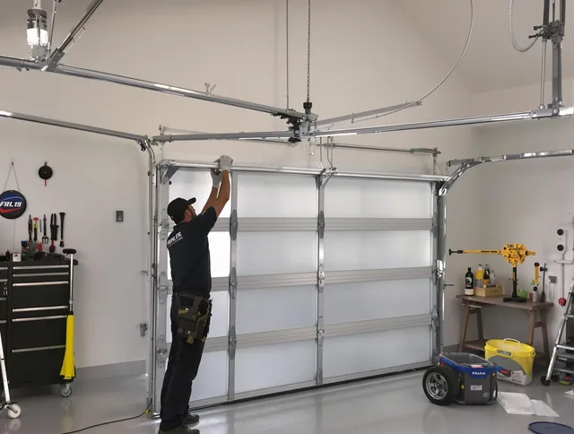Ledyard Garage Door Repair certified team performing precision garage door installation in Ledyard