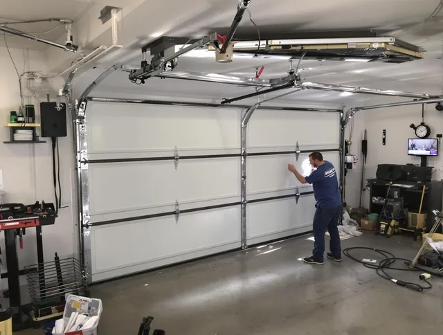 Professional garage door repair service by Ledyard Garage Door Repair in Ledyard