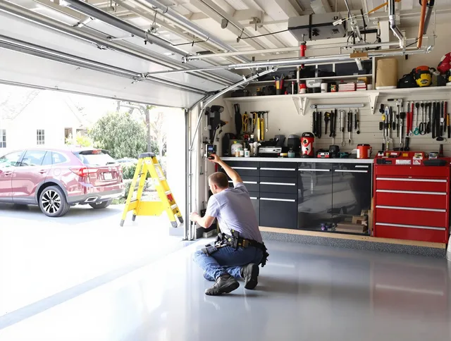 Local garage door repair service by Ledyard Garage Door Repair in Ledyard