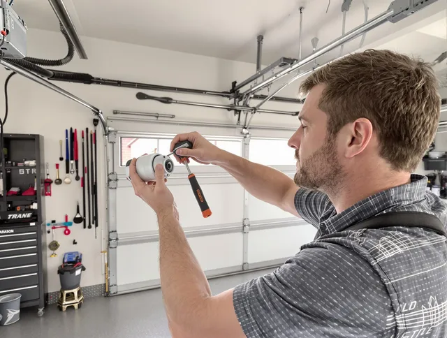 Garage door opener repair service by Ledyard Garage Door Repair in Ledyard