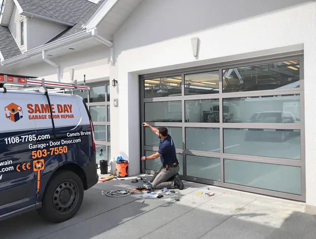 Same-day garage door repair service by Ledyard Garage Door Repair in Ledyard
